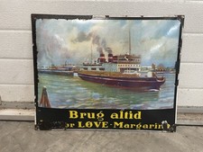 Plaque émaillée bateau d'occasion  Trévoux