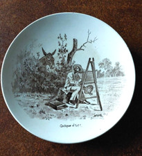 Assiette humoristique âne d'occasion  Bourgueil