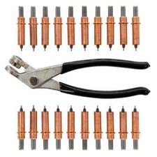 Kit de ferramentas 1/8" CLECO - Inclui 20 CLECOS + alicate - pinos de chapa metálica Hotrod comprar usado  Enviando para Brazil