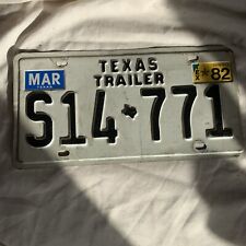 Texas trailer license for sale  MANCHESTER