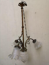 Large bronze chandelier d'occasion  Expédié en Belgium
