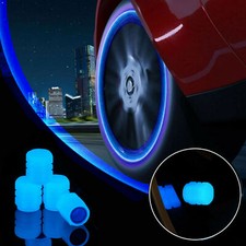 4x Acessórios para Carro Tampas de Válvula de Pneu Fluorescente Tampa de Haste de Válvula de Pneu Azul Luminoso comprar usado  Enviando para Brazil
