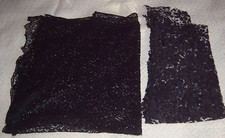 Vintage black lace for sale  DARLINGTON
