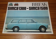 Catalogue simca 1300 d'occasion  Nantes-
