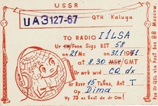 6987 Amateur Radio QSL Card  KALUNGA RUSSIA comprar usado  Enviando para Brazil