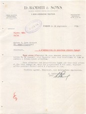 1934 D RODITI AND SONS A PARIS - M. CROIZET A SAINT MEME comprar usado 1934 D RODITI AND SONS A PARIS - M. CROIZET A SAINT MEME comprar usado  Enviando para Brazil