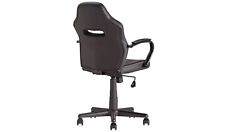 Cadeira de jogos Argos Home couro sintético encosto médio - Preta (caixa aberta item testado) comprar usado  Enviando para Brazil