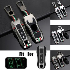 Usado, Capa chave de carro liga de zinco silicone para Porsche Cayenne Panamera Cayman 911  comprar usado  Enviando para Brazil