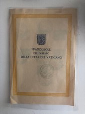 Vaticano francobolli folder usato  Benevento