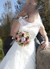Brautkleid 1880 pronovias gebraucht kaufen  Mühlingen