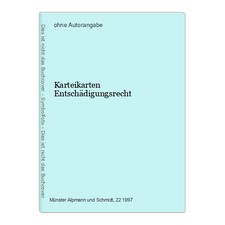Karteikarten entschädigungsre gebraucht kaufen Karteikarten entschädigungsre gebraucht kaufen  Grünstadt