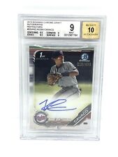 Refrator automático Keoni Cavaco 2019 1º Bowman Chrome Draft /499 BGS 9 comprar usado  Enviando para Brazil
