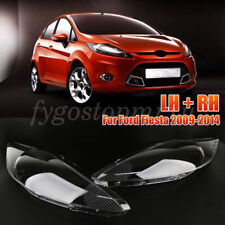 Tampa da lente do farol esquerdo+direito para Ford Fiesta 2009-2014 farol capa transparente comprar usado  Enviando para Brazil