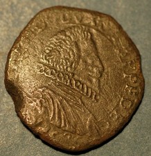 Ducado de Saboia Estados Italianos 2 Fiorini 1626-1629 Charles Emmanuel I - 15505, usado comprar usado  Enviando para Brazil