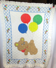 Edredom acolchoado ultra macio para bebês 32"x42" para meninos e meninas multicolor comprar usado  Enviando para Brazil