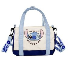 LILO & STITCH BOLSA DE OMBRO DE LONA BOLSA TIRACOLO CASUAL DIÁRIA I L12 comprar usado  Enviando para Brazil