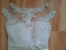 Brautjacke brautbolero spitze gebraucht kaufen  Deutschland