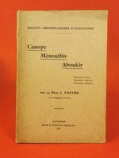 Canope ménouthis aboukir d'occasion  Varzy