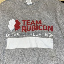 Team Rubicon Disaster Response Gray T-shirt Size Large L na sprzedaż  Wysyłka do Poland
