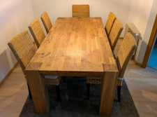 Esstisch massiv holz gebraucht kaufen  Lingenfeld