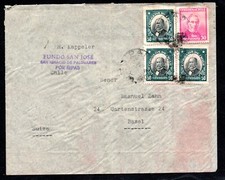 CHILE, SOBRE, A SUIZA, DESDE FUNDO SAN JOSE, LAS ÑIPAS (NEA-154), usado comprar usado CHILE, SOBRE, A SUIZA, DESDE FUNDO SAN JOSE, LAS ÑIPAS (NEA-154), usado comprar usado  Enviando para Brazil