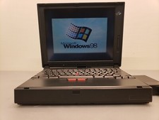 Notebook Vintage IBM ThinkPad 380D 2635-2AU Pentium 150MHz 16MB 4.8GB Win98-SE comprar usado  Enviando para Brazil