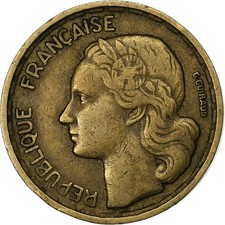 [#226525] Francia, 10 Francs, Guiraud, 1953, Paris, Alluminio-bronzo, MB, KM:915 comprar usado  Enviando para Brazil