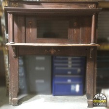 Vintage pine mantel for sale  USA