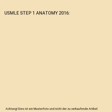 Usmle step anatomy gebraucht kaufen  Trebbin