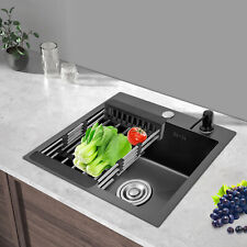 Black kitchen sink for sale  Shipping to Ireland