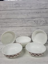 Pyrex white red for sale  POOLE