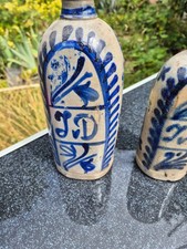 Antike steingut schnapsflasche gebraucht kaufen  Kempen