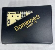 Conjunto de 91 dominós profissionais Double Twelve marbelizados com estojo de vinil comprar usado  Enviando para Brazil