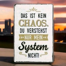 Lustiges blechschild unordnung gebraucht kaufen  Braunschweig