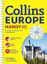 Collins Handy Road Atlas Europe (International Road Atlas), Mapas Collins, Usado comprar usado  Enviando para Brazil