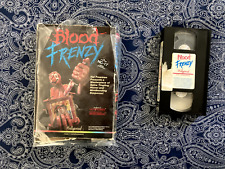 BLOOD FRENZY VHS 1987 Horror Movie Slasher Video Tape comprar usado  Enviando para Brazil