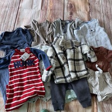 Lote de roupas para bebês meninos 15 peças 3M-6M conjuntos de roupas shorts macacões carters abraços comprar usado  Enviando para Brazil