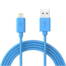 Cabo de Carregamento iPhone 8 Pinos para Cabo USB iPhone (6FT AZUL) VEJA OS MODELOS ABAIXO, usado comprar usado  Enviando para Brazil