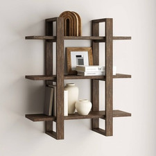 dark brown wood book shelf for sale  USA