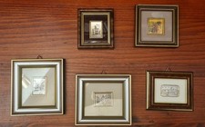 Stock quadretti vintage usato  Italia