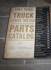 1981 Ford F100 F250 F350 F-Series picape catálogo de peças manual diesel texto comprar usado  Enviando para Brazil