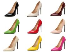 Sapatos de festa femininos couro sintético salto super alto sapatos pontiagudos Reino Unido tamanho S013 comprar usado  Enviando para Brazil