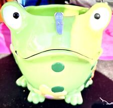 Ceramic green frog for sale  Apex