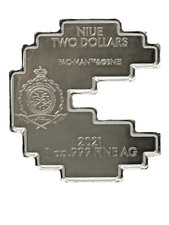 1 oz .999 Prata OFICIAL PAC-MAN EM FORMA EMPILHÁVEL 2$ MOEDA PACMAN NOVA! 2021 NIUE comprar usado  Enviando para Brazil