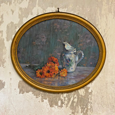 Ancien tableau huile d'occasion  Essey-lès-Nancy