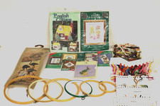 Embroidery kits hoops for sale  LETCHWORTH GARDEN CITY