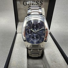 Guess steel watch for sale  Manchester