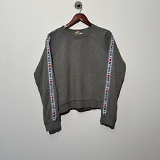 Vintage Vans Szara bawełniana bluza Rozmiar M Regular Fit Stripe Logo Unisex na sprzedaż  PL