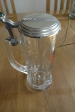 Bierkrug zinndeckel bierseidel gebraucht kaufen  Nagel