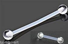 2X BOLA DE PTFE GRAVIDEZ MATERNIDADE UMBIGO LÍNGUA RETENTOR 1,6mm 14G 5MM  comprar usado  Enviando para Brazil